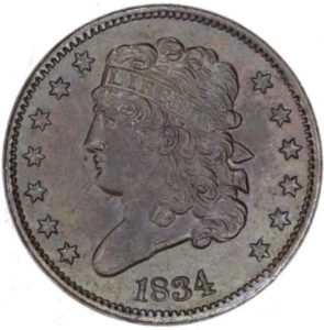 Classic Head Half Cent (1809-1836)  sell coins near me