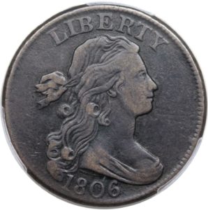 draped bust cent